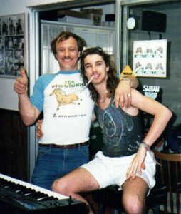 Howard and Perry at the studio